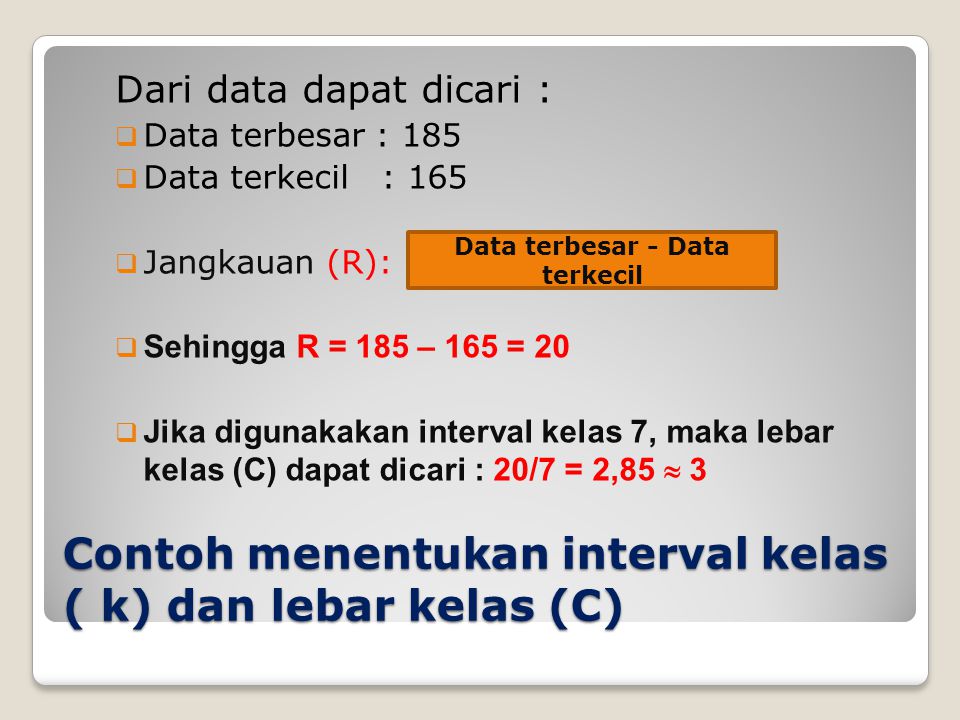 Cara Menentukan Interval Kelas Berbagi Informasi